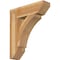 Ekena Millwork Thorton Slat Rough Sawn Bracket, Western Red Cedar, 6"W x 24"D x 28"H BKT06X24X28THR06RWR - alternate 1